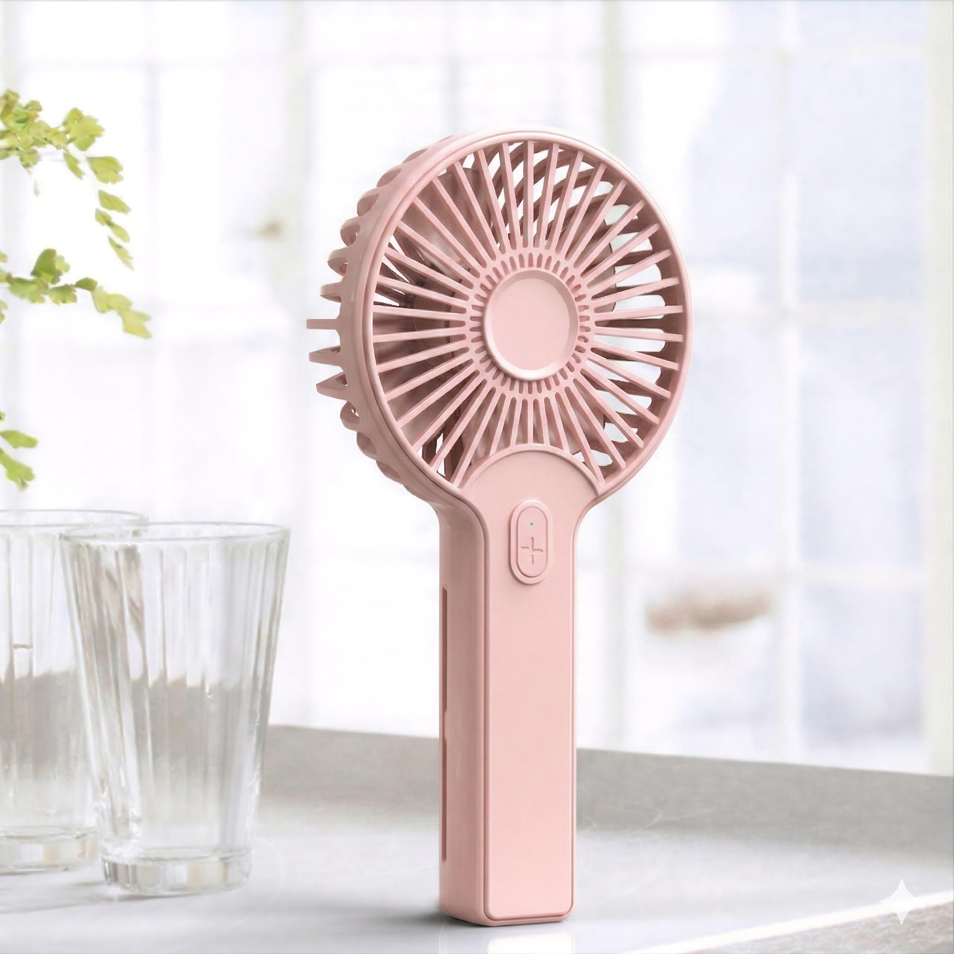 Portable Silent Fan: USB Rechargeable, Lanyard, Long Battery, Strong Wind 190*93*36