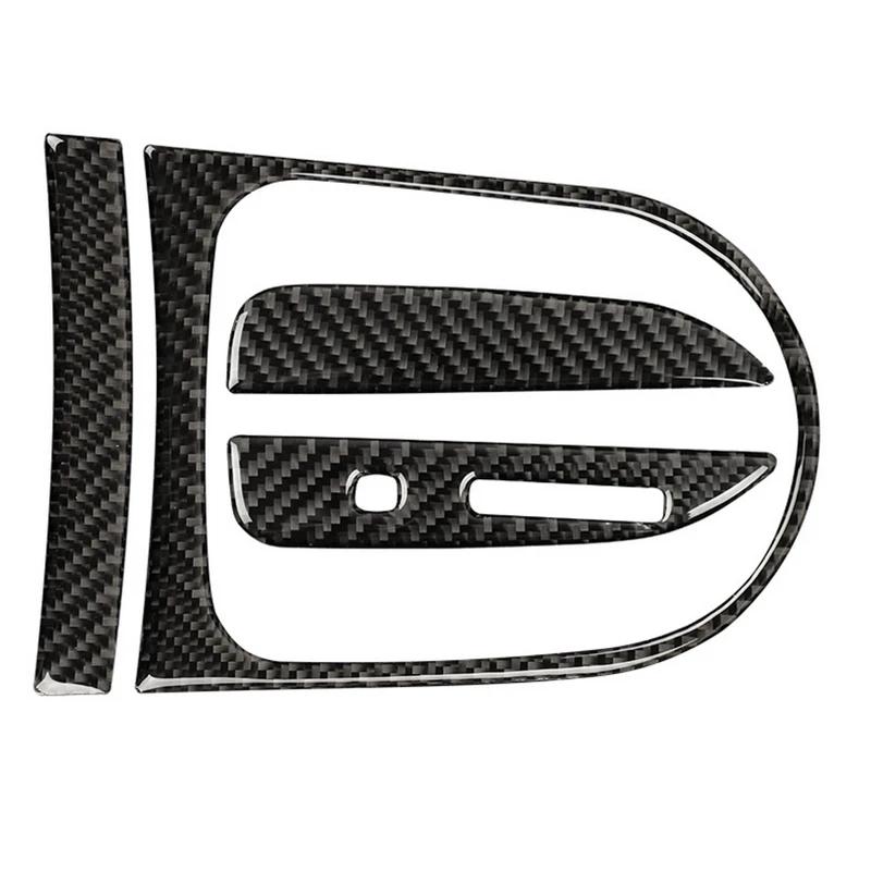 

Для Ford Mustang 2015-2020 Накладка на панель переключения передач под карбон, наклейки, аксессуары для интерьера автомобиля