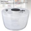Transparent Black Vegetable Washer Spinner Bowl Vegetable Spinner  Vegetables and Fruits