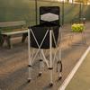 Mesh Lid Sports Trolley Aluminum Alloy Rolling Storage Container Open Frame