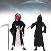 Grim Cosplay Reaper Costume Set Devil Death Performance Outfit Halloween Kids