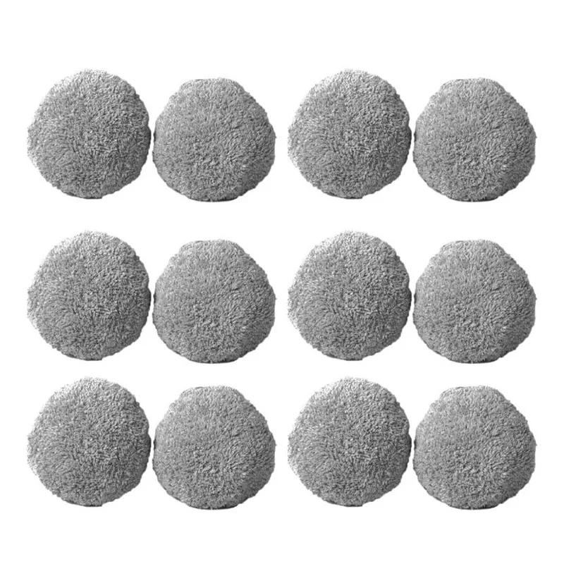 

12 шт. Для робота 188 168 198 388 Салфетки для мытья окон Чистящая ткань Робот для мытья окон Тряпка для швабры Аксессуары для пылесоса