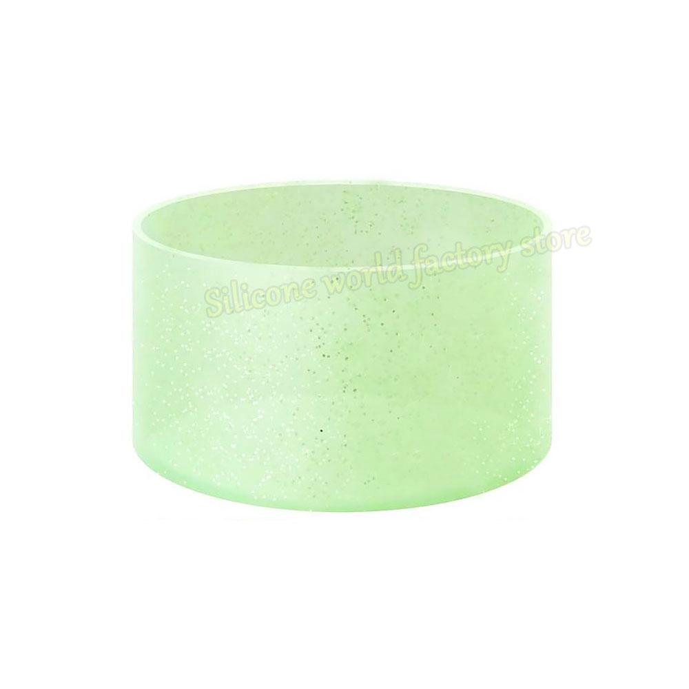 SW 7.5CM Glitter Silicone Cup Bottom Cover For Stanley 40oz/30oz Tumbler Anti-Slip Silicone Boot Sleeve 75MM Water Bottle Covers