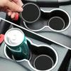 Interior Decoration Car Coaster 2pcs - Silica Gel Pad, Anti-slip Water Cup Mat, Bottle Holder, Styling Accessories