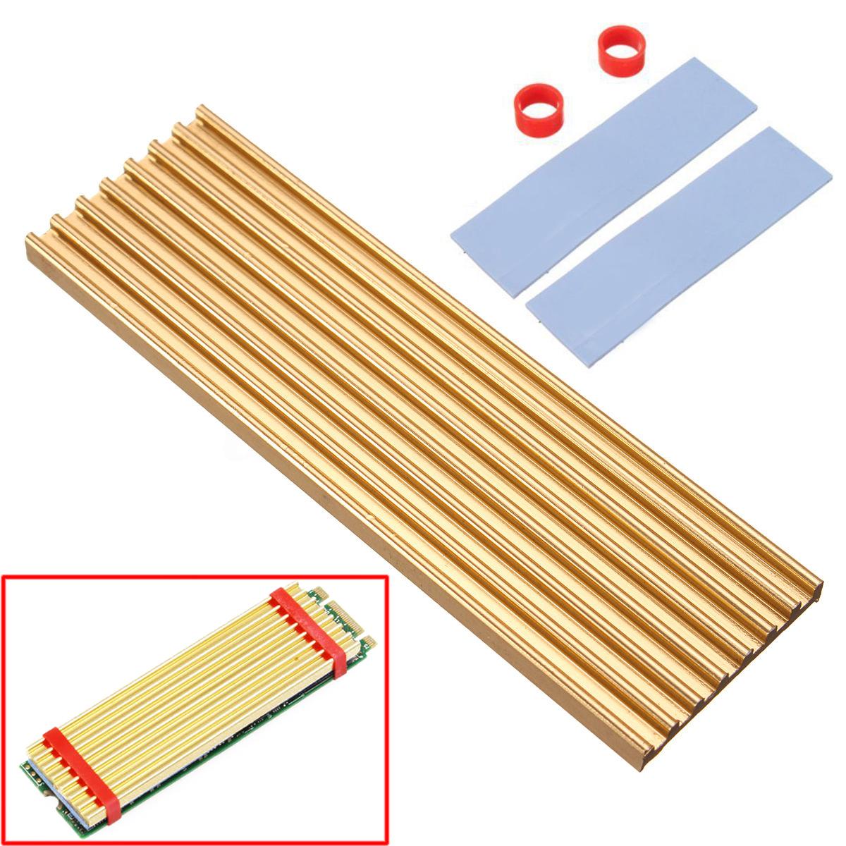 

Новий алюмінієвий дифузний радіатор 71 мм*21 мм*3 мм NGFF 2280 для SM961 960PRO NVMe SSD