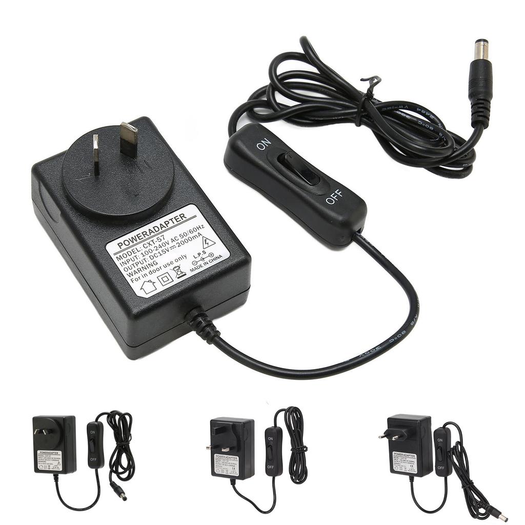 Foam Cutter Power Adapter 15V 2000mA Strong Plasitc Metal Wire Control Hot Wire Cutter Adaptor