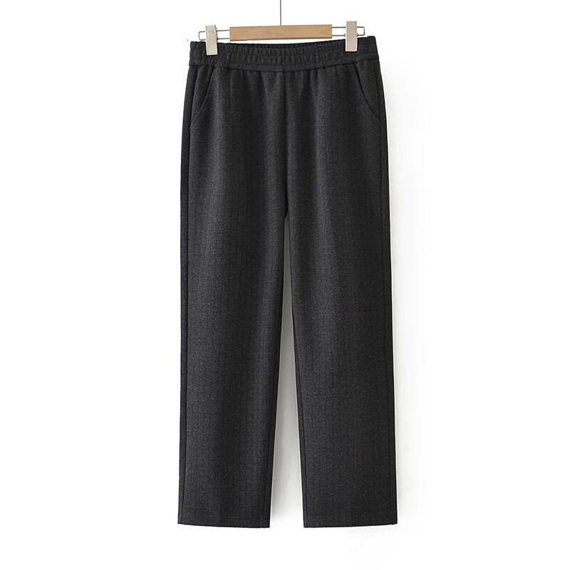 Women's Winter High-Waist Tapered Casual Pants
