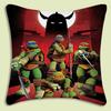 NNinja Turtles Pillow Covers Cartoon Sofa Decorative Home Doublesided Printing Short Plush Cute Cushion Cover