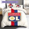 OL Logo Bedding Quilt Set Quilt Cover Pillowcase Home Decoration Birthday Gift (1 * Duvet Cover + 2 * Pillowcase, Without Core)
