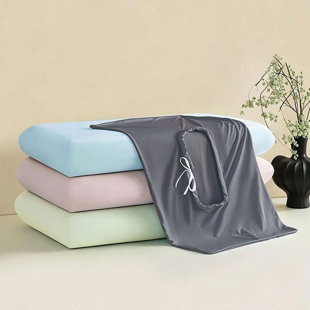 Silky Skin Ice Cooling Pillowcase Cold Touch Breathable Sweatproof Drawstring Pillow Slip Soft Summer Bedding Cover For Pillows