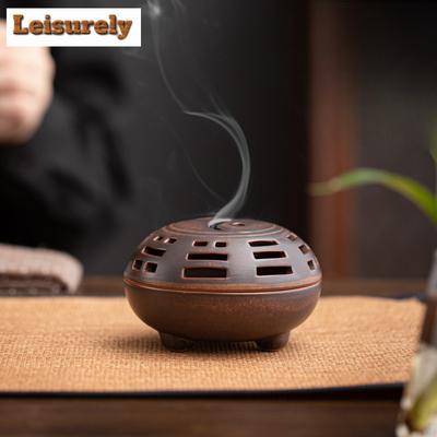 Zen Tai Chi Räuchergefäß Retro Platte Aromatherapie Ofen Chinesisches Adlerholz Innenraum Räuchergefäß Halter Teetisch Ornamente