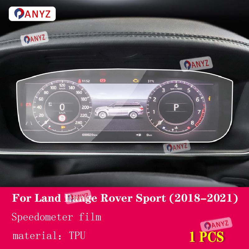 Für Land Range Rover Sport 2018-23 Getriebepanel Navigationsbildschirm Automobilinnenraum TPU Schutzfolie Kratzfester Aufkleber