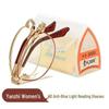 Portable Folding Blue Light Blocking Reading Glasses: Stylish, High-Quality HD Eye Protection for Seniors (100 Degree)