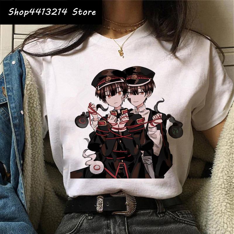 Hanako Kun T Shirt Women Japanese Anime Summer Tops Toilet Bound Funny Cartoon TShirt Harajuku Unisex Tshirt Female New