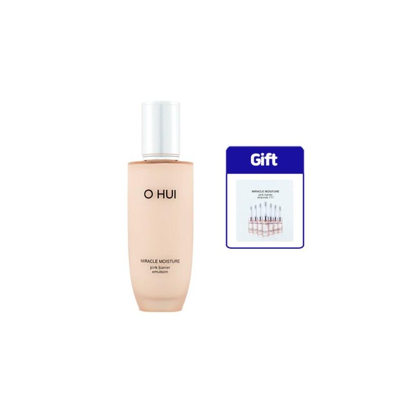 

Ohui Miracle Moisture Pink Barrier Emulsion 130ml + Miracle Ampoule 777 Pouch 30 Sheets