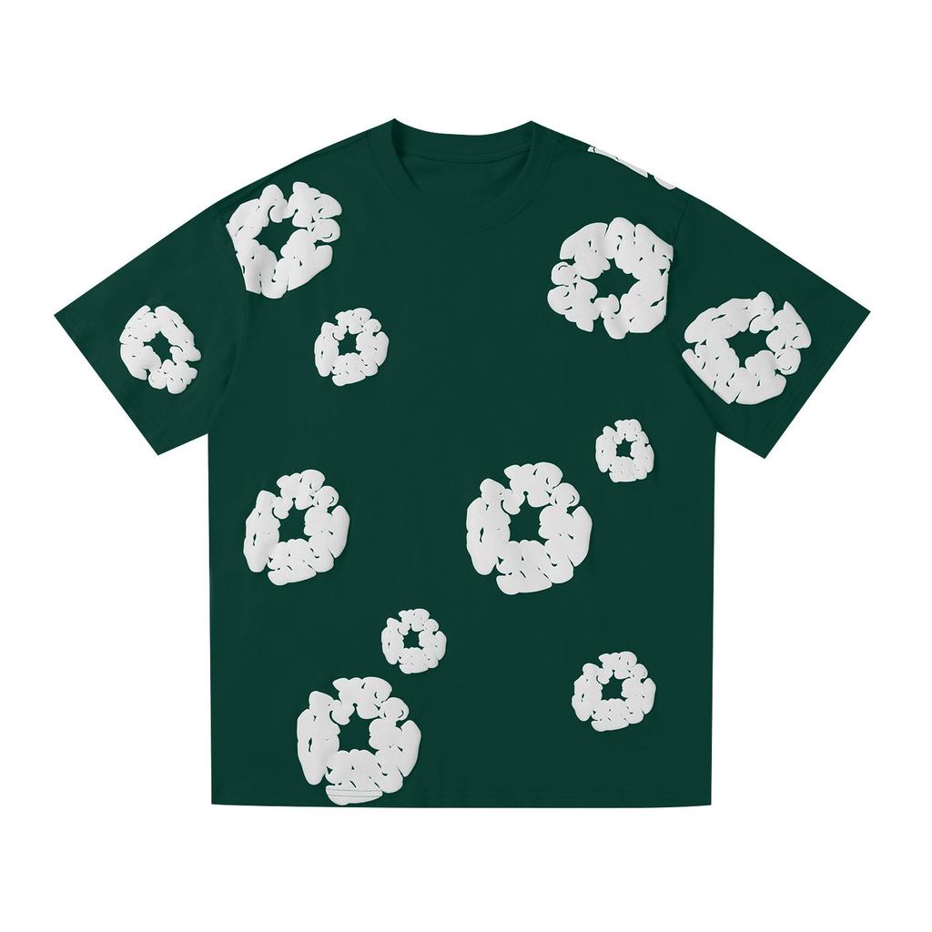 Women's And Men's Casual Fashion T-Shirt Round Neck Short Sleeve Top Printed Top