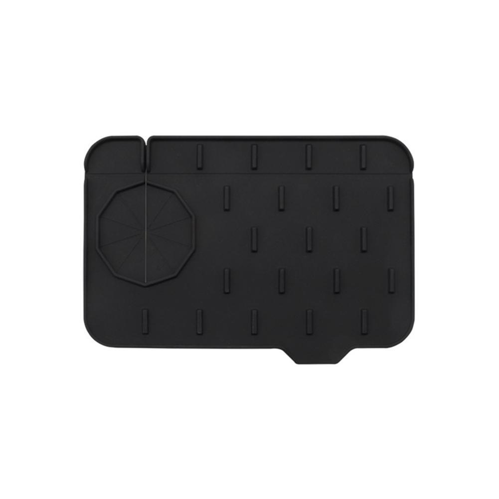 Double-sided Absorbent Sink Mat Silicone Sink Splash Guard Drain Pad Faucet Water Catcher Mat Kitchen Sink Accessories