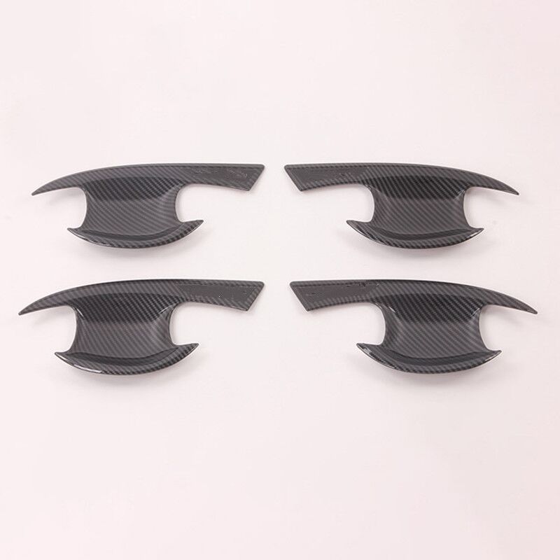 For Kia Ceed 3 Cee'd Cee D SW Proceed 2018    ABS Carbon Fiber Door Handle Cover Bowl Trim Sticker Car Accessories