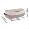 Basket Cotton with Handle, Storage And Bathroom Organizer Container