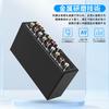 Haskoss Audio Video Audio Splitter RCA Stereo AUX Audio Headphone Speaker No Power Volume Ideal for Game TV and DVD Players & Switcher, 4-Input