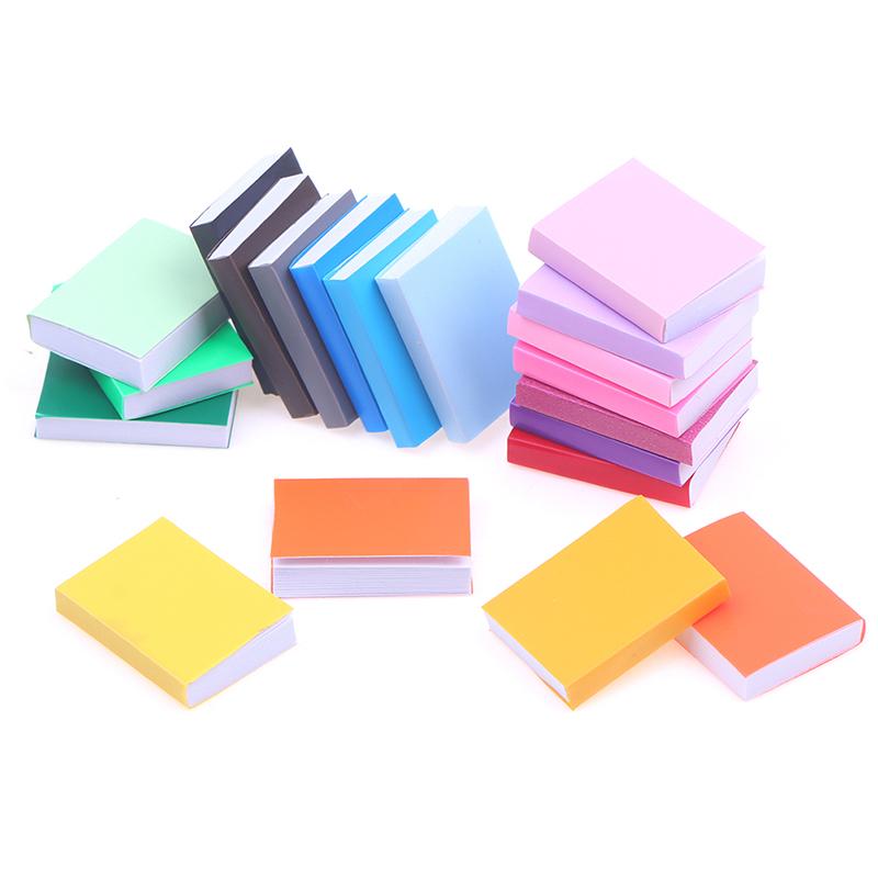 4Pcs Dollhouse Miniature Books Doll House Book Model Dollhouse School Decoration