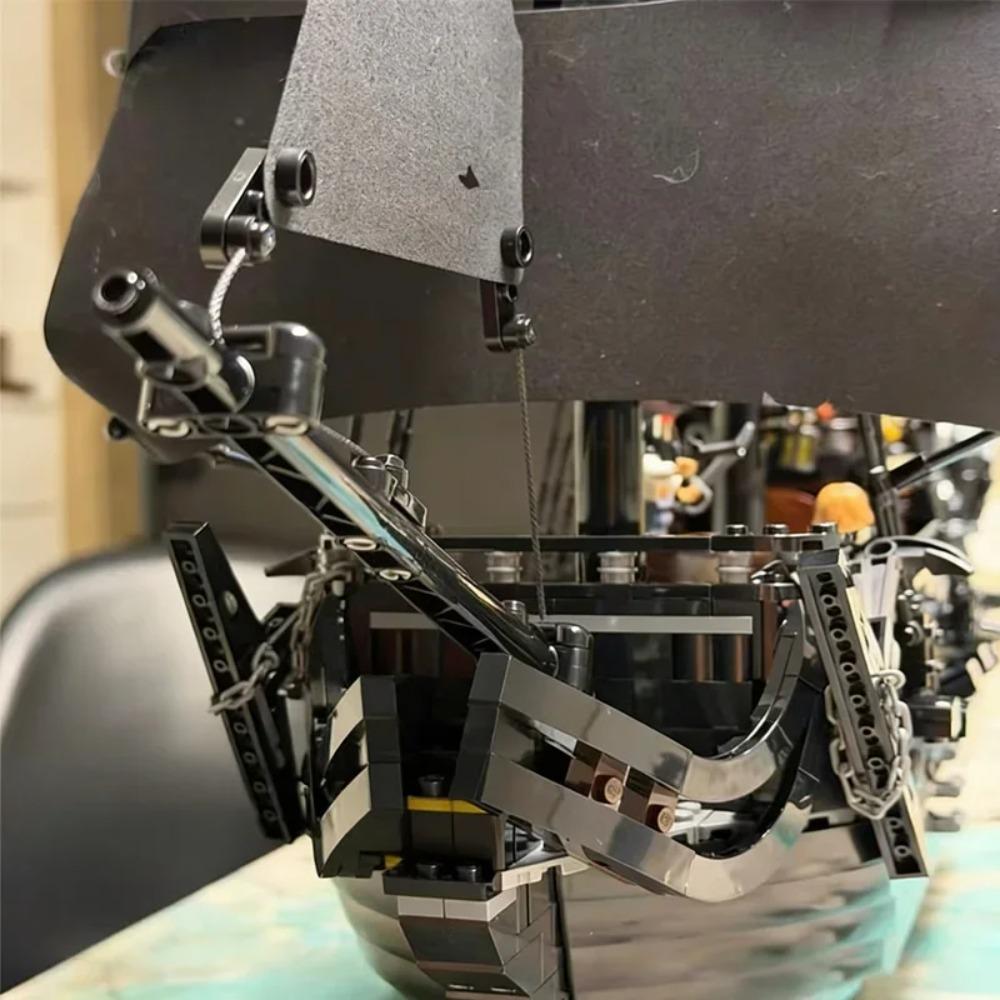 2026 NEW MOC 2862PCS Black Pearl Pirate Ship Building Blocks Sailing Boat Bricks Toys Kids Birthday Gift with Optional LED Light