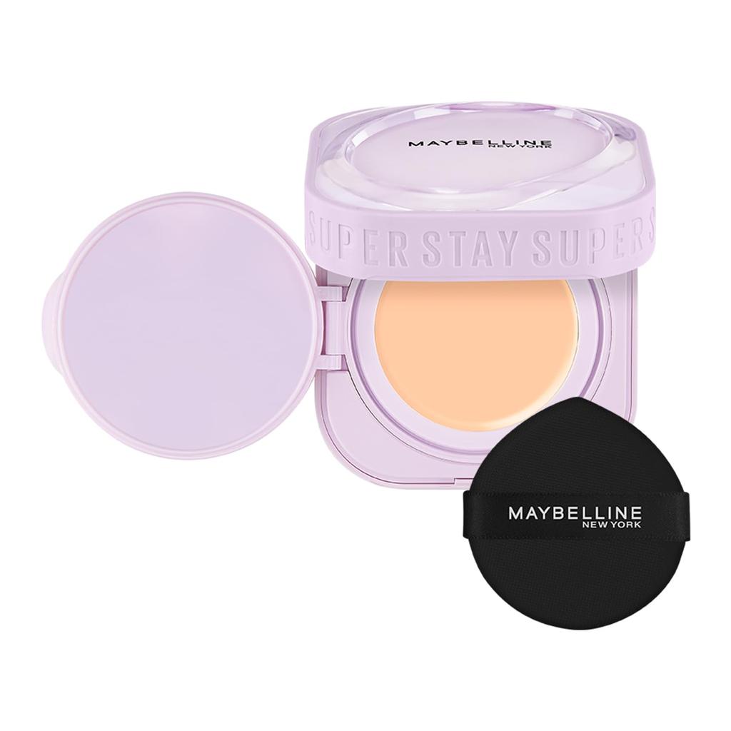 MAYBELLINE SuperStay Cream Compact Foundation [All 4 Colors]  High Cover, Sensitive Skin-Friendly