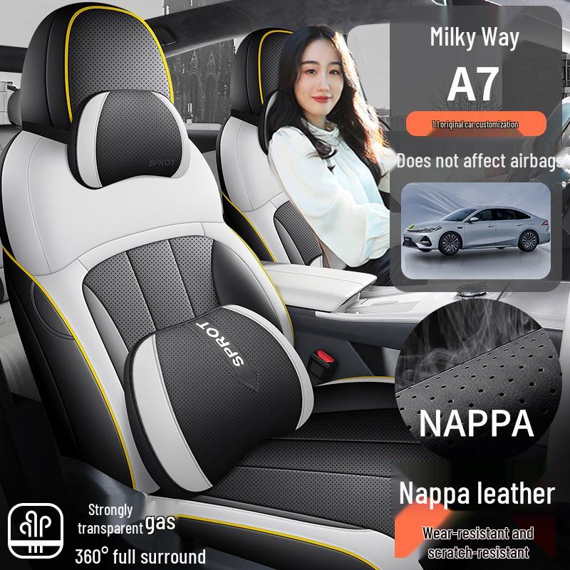 Geely Galaxy A7 All-Season Breathable Leather Car Seat Covers & Cushions