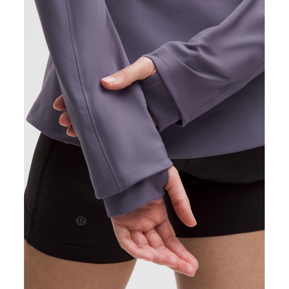 Lululemon Women S croSS Chill Performance Jacket Grape miSt