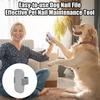Dog Nail File Effortless Grinding Claw Dog Nail Filing Tool Manual Pet Nail Scratch Board Pet Supplies