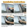 For Volvo XC40/XC60/XC90/V40/S90/S60 2002- Window Trim Covers Center Film Column B C Pillar Posts Sticker Car Accessories