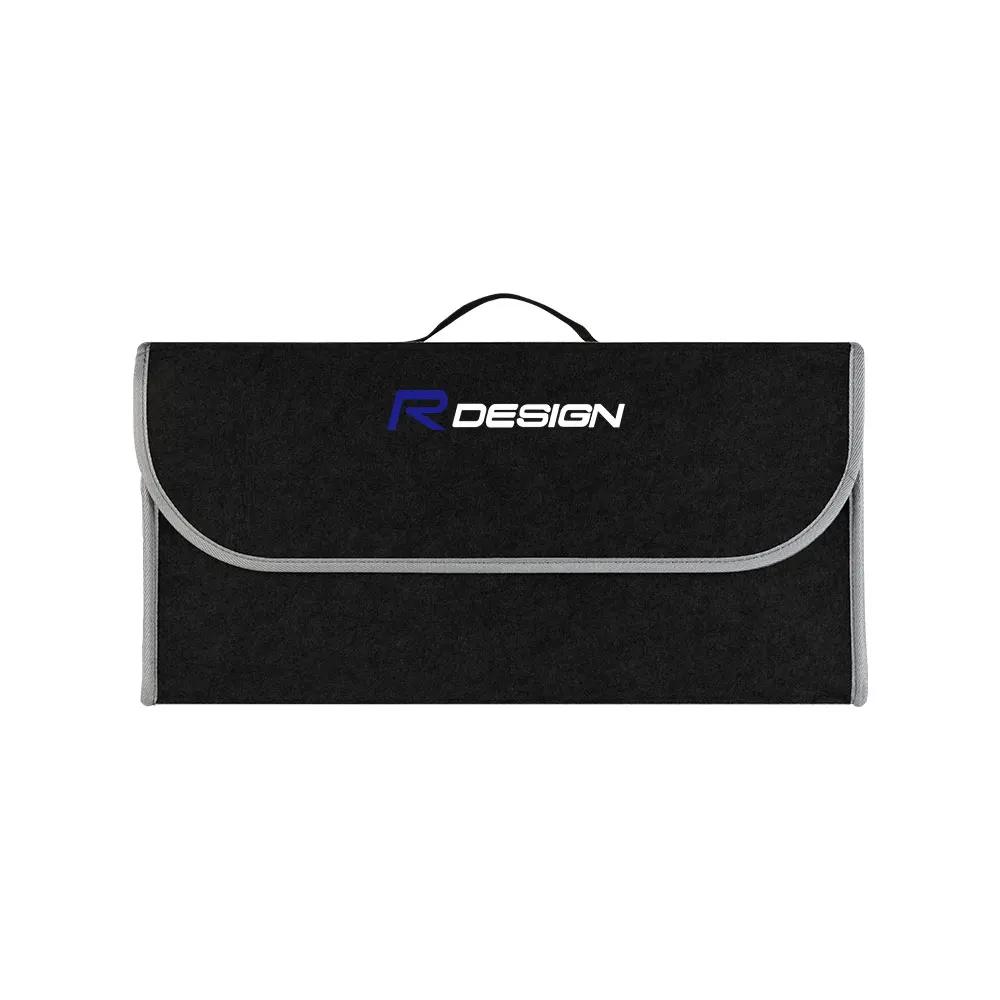 Car Trunk Storage Bag Felt Cloth Organizer Box Auto Accessories For Volvo V40 V60 V90 XC60 XC40 XC90 S60 S90 C50 S40 C70 Rdesign