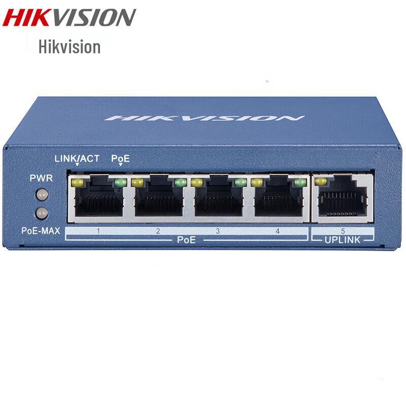 

HIKVISION Desktop Gigabit PoE Switch CN plug (adapter included)