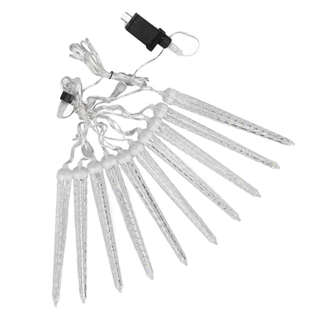 4W meteordusjlys 7V 6,6 fot IP65 vanntett plast juleistapper til bryllupsvindu