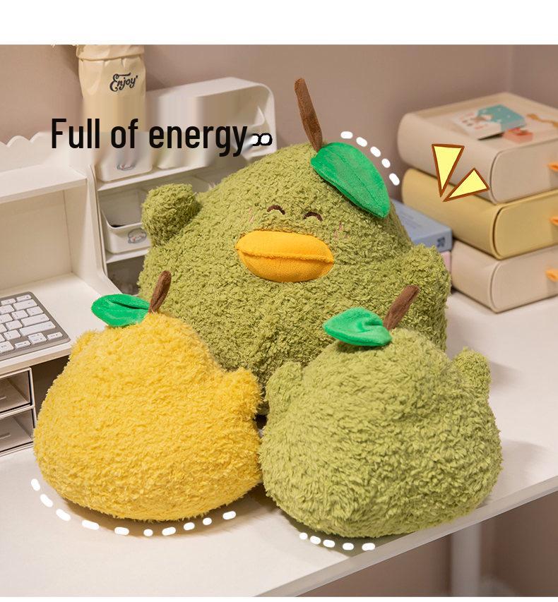 Adorable Yellow Duck Plush Doll - Cute Cushion Toy, Perfect Birthday Gift for Kids or Best Friend