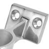 2 Pcs 1 Inch Boat Hand Rail Fitting Marine Stanchion Hardware  for Marine Boat and Yacht