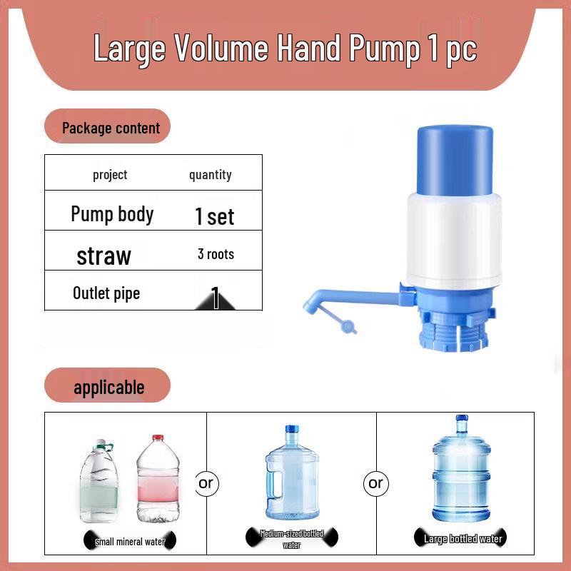 Manual Pump Water Dispenser for Large Bottles
