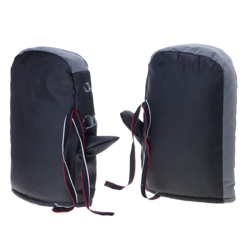 Thermal Windproof Motorcycle Riding Gloves Reflective Cold Weather Riding Handlebar Muffs Cover Universal