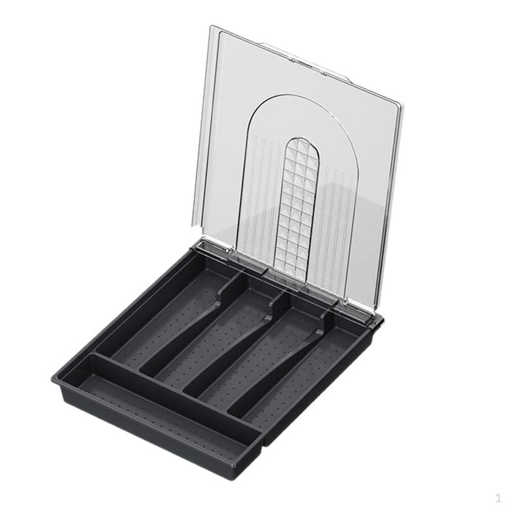 5 Slot Utensil Holder for Kitchen Cutlery Storage