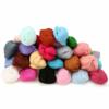 Multi Color Wool Felt Fibre for DIY Doll Needle Felting Wool Hand Spinning Needlework Raw Wool Roving
