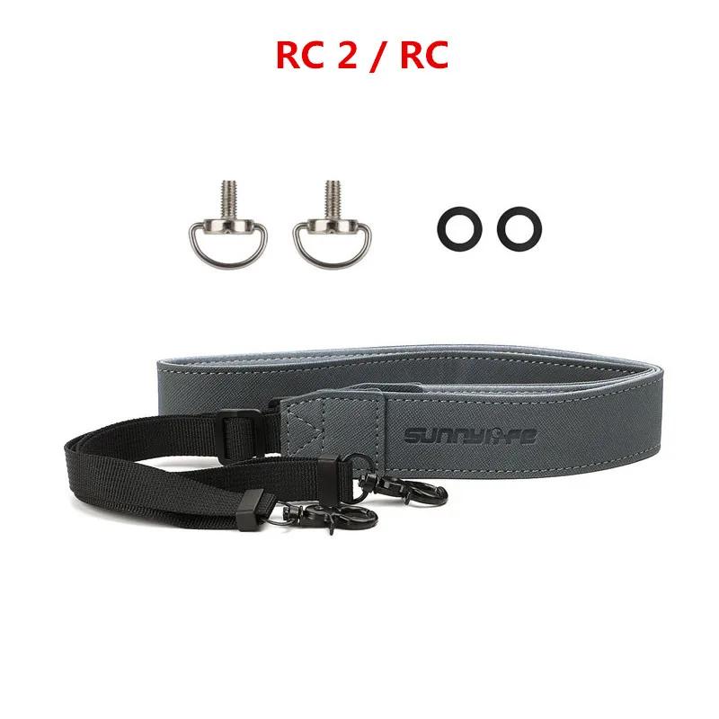 For DJI Mini 4 Pro Air 3 RC 2 Lanyard Shoulder Neck Strap Hanging Sling Screen Remote Control Joystick Sun Hood Tempered Film