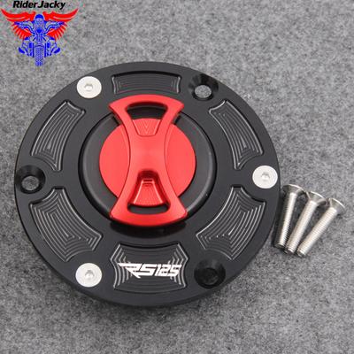 For Aprilia RS 125 RS125 (6 HOLES) All Years CNC Keyless Motorcycle Fuel Gas Tank Cap