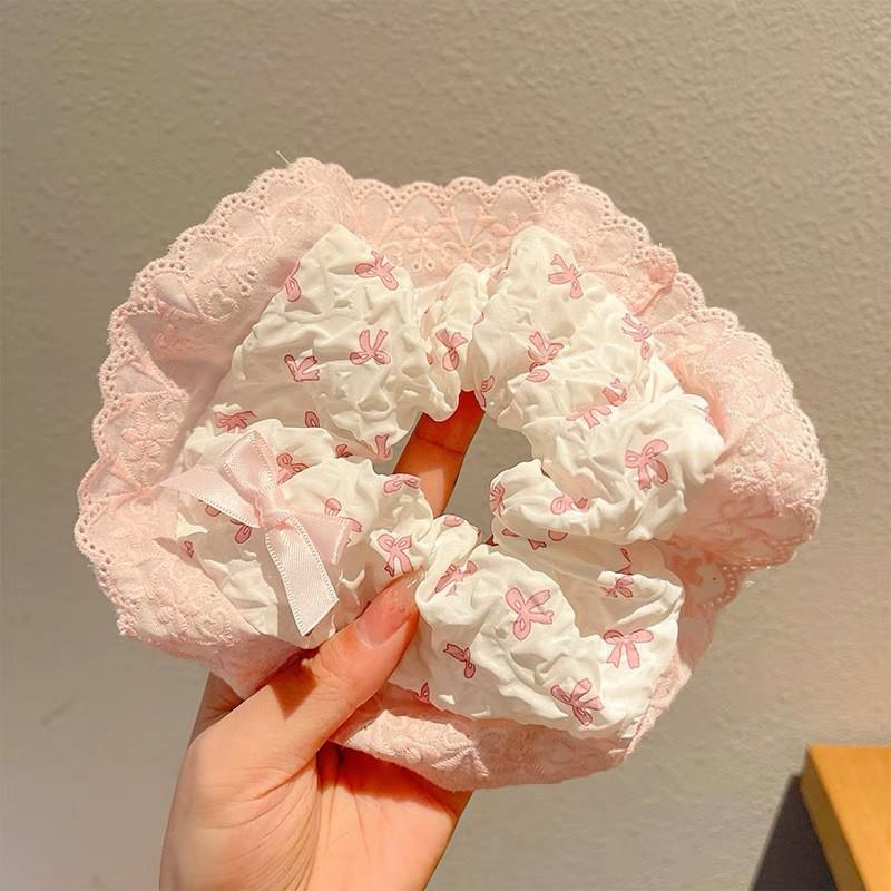 Fresh Summer Sweet Lace Bow Hair Tie - Elegant & Stylish Hair Accessory