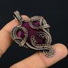 Ruby Pendant Gemstone Jewelry, 999 Copper Wire Wrapped Handmade Pendant, Latest Design Jewelry