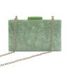 Bags For Women 2022 New Luxury Handbags Designer Clutches Coin Purse Pure Green Cute Shoulder Bag Fashion Mark Acrylic Crossbody