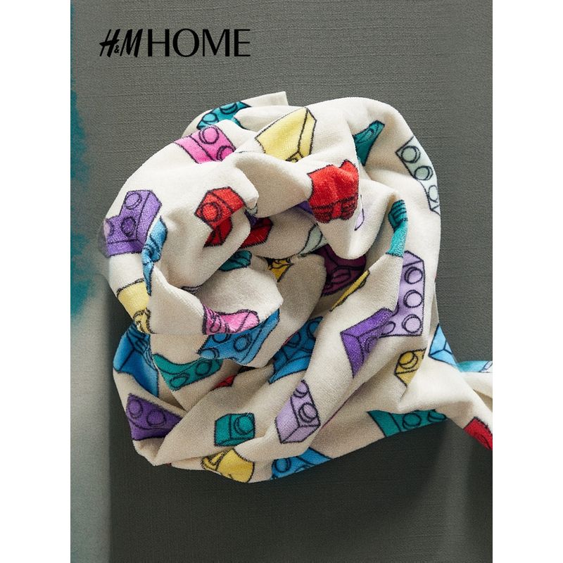 

[Лего] HM Home Домашнее Тканевое Банное Полотенце 2025 Летняя Новинка Узор Полотенце с Полной Принтованной Печатью 1268948 Multicolor/LEGO