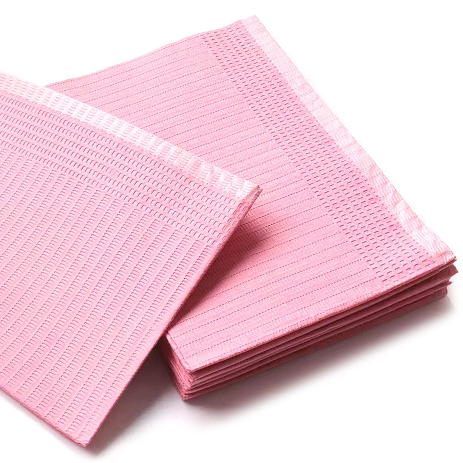 

125 шт. складной одноразовый держатель для подушечек для ногтей, скатерть, бумажный коврик для маникюра, коврик для дизайна ногтей розовый