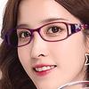 Flower Printed Elderly Reading Eyewear Zinc Zinc Alloy Anti Blu-ray Eyewear Folding Presbyopic Glasses  Gift
