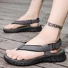 Sandali casual semplici alla moda da uomo estivi per esterni antiscivolo resistenti all'usura comfort scarpe da spiaggia traspiranti moda pantofole da passeggio da uomo