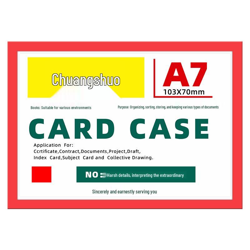 TECHAIN Magnetic Hard Card Holders (10-Pack) 103x70mm